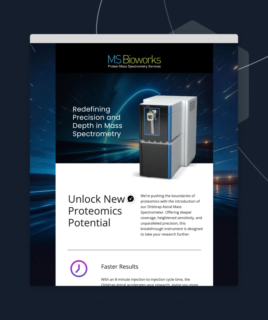 An example of a high converting marketing email